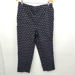 BLAIR Elastic waist Pants black with white icon